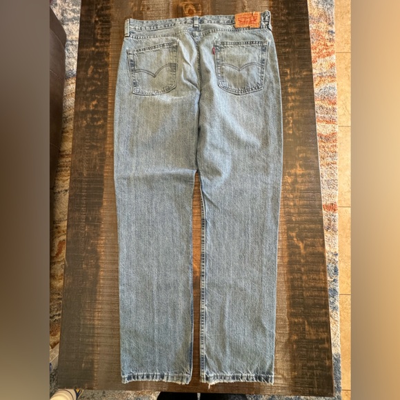 👖 Men’s Levi’s size 514 Denim Blue Jeans Size 36 X 32 - Picture 8 of 11
